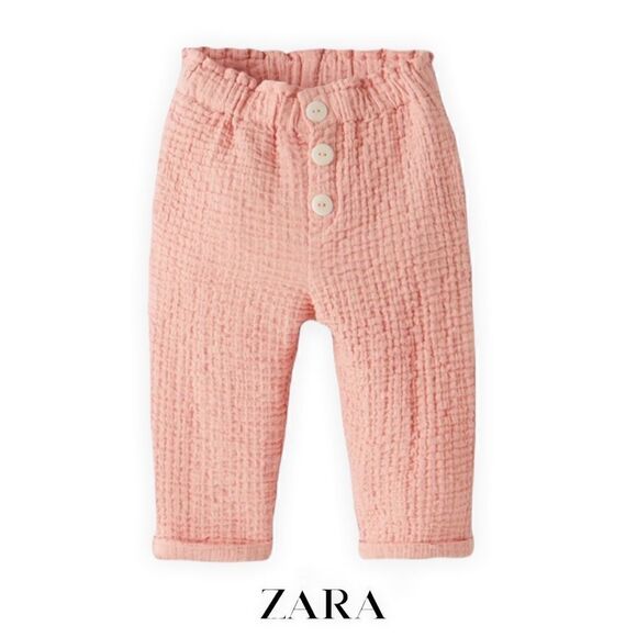 Zara Other - ZARA Kids | Pink | TEXTURED PANTS